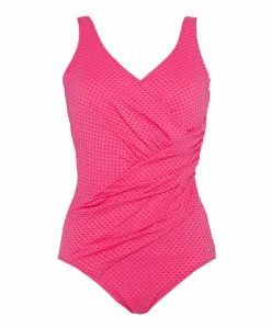 Dames badpak roze