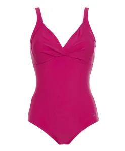 Dames badpak roze