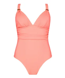 Dames badpak roze