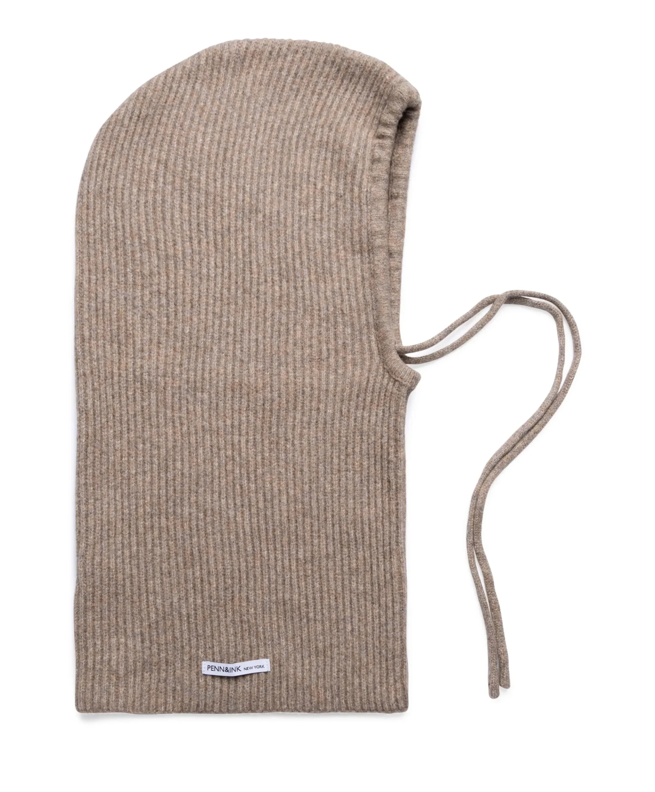 Dames balaclava bruin