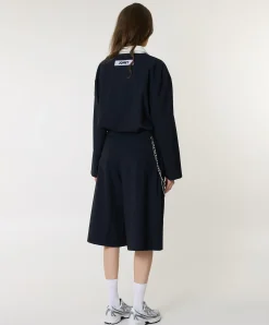 dames bermuda blauw