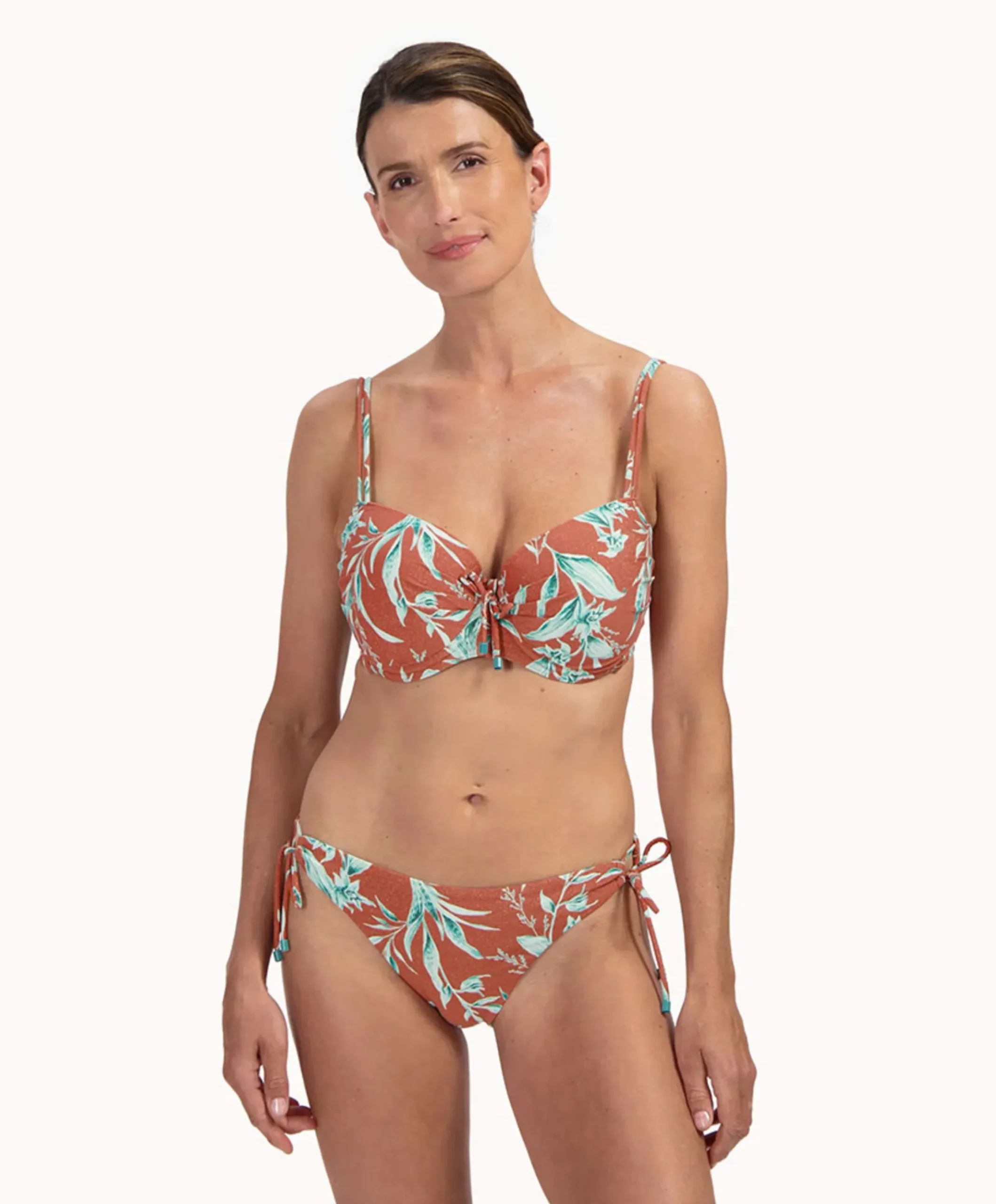 Dames bikinibroekje brique