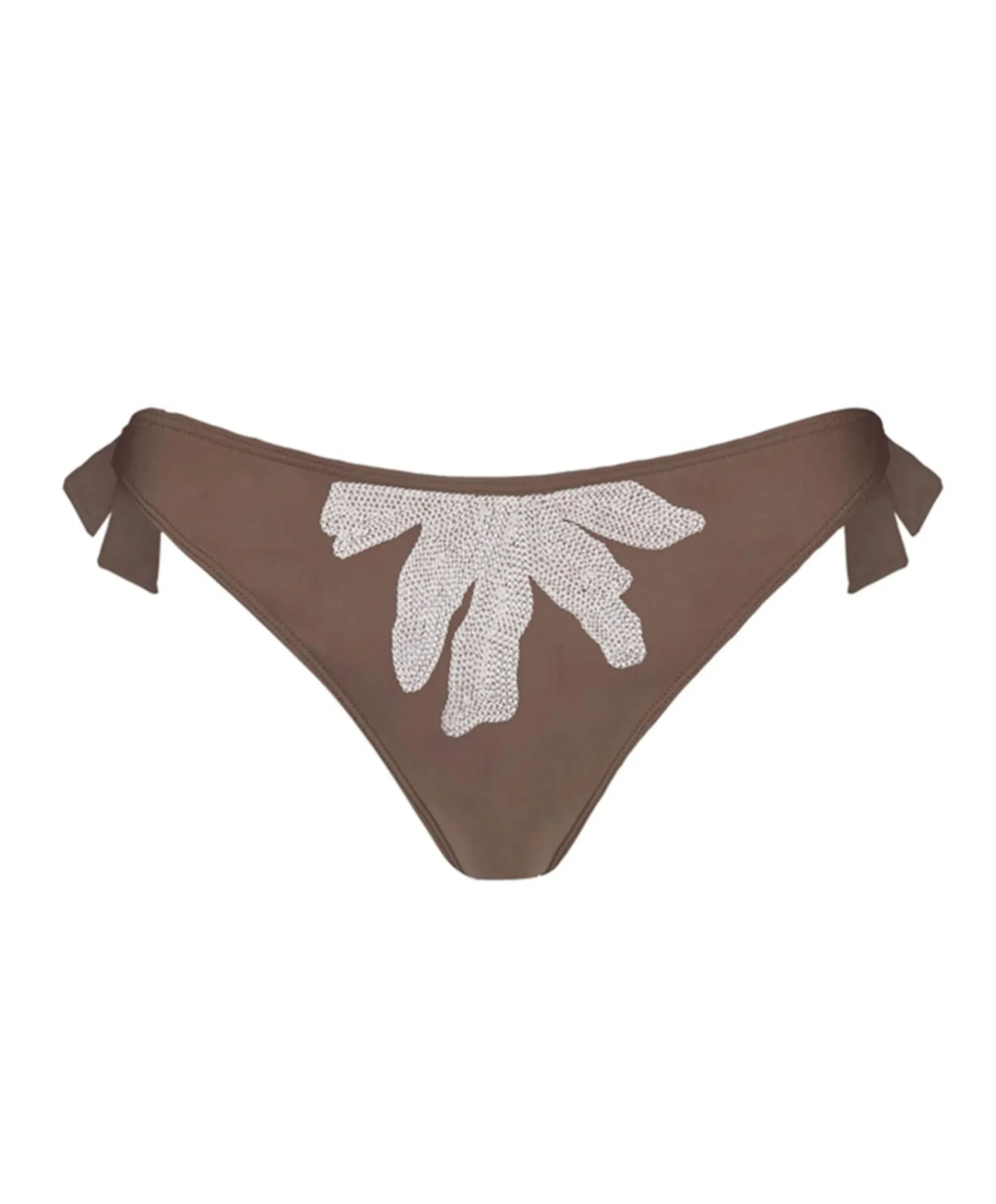 Dames bikinibroekje bruin