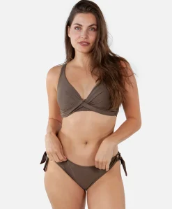 Dames bikinibroekje bruin