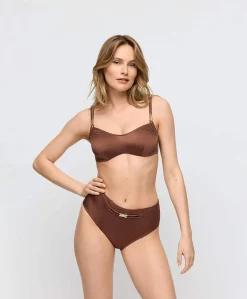 Dames bikinibroekje bruin