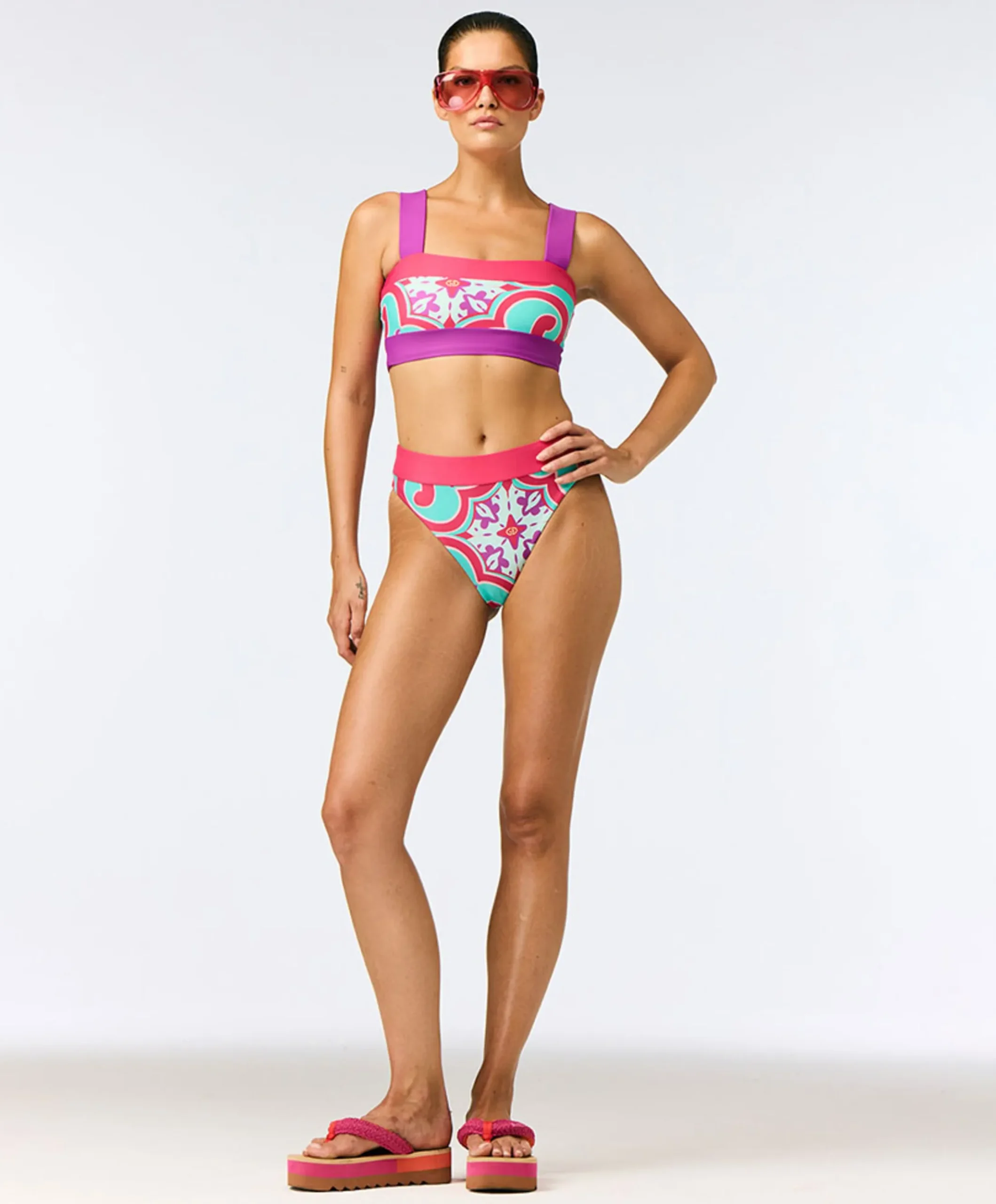Dames bikinibroekje multicolor