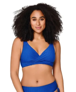 Dames bikinitop blauw