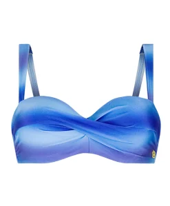 Dames bikinitop blauw