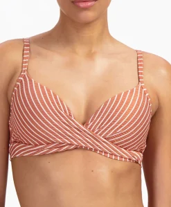 Dames bikinitop brique