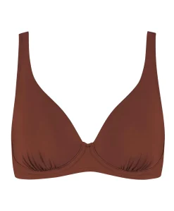 Dames bikinitop bruin