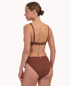 Dames bikinitop bruin