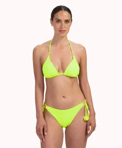 Dames bikinitop geel