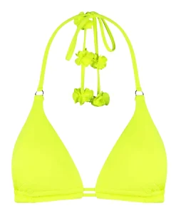 Dames bikinitop geel