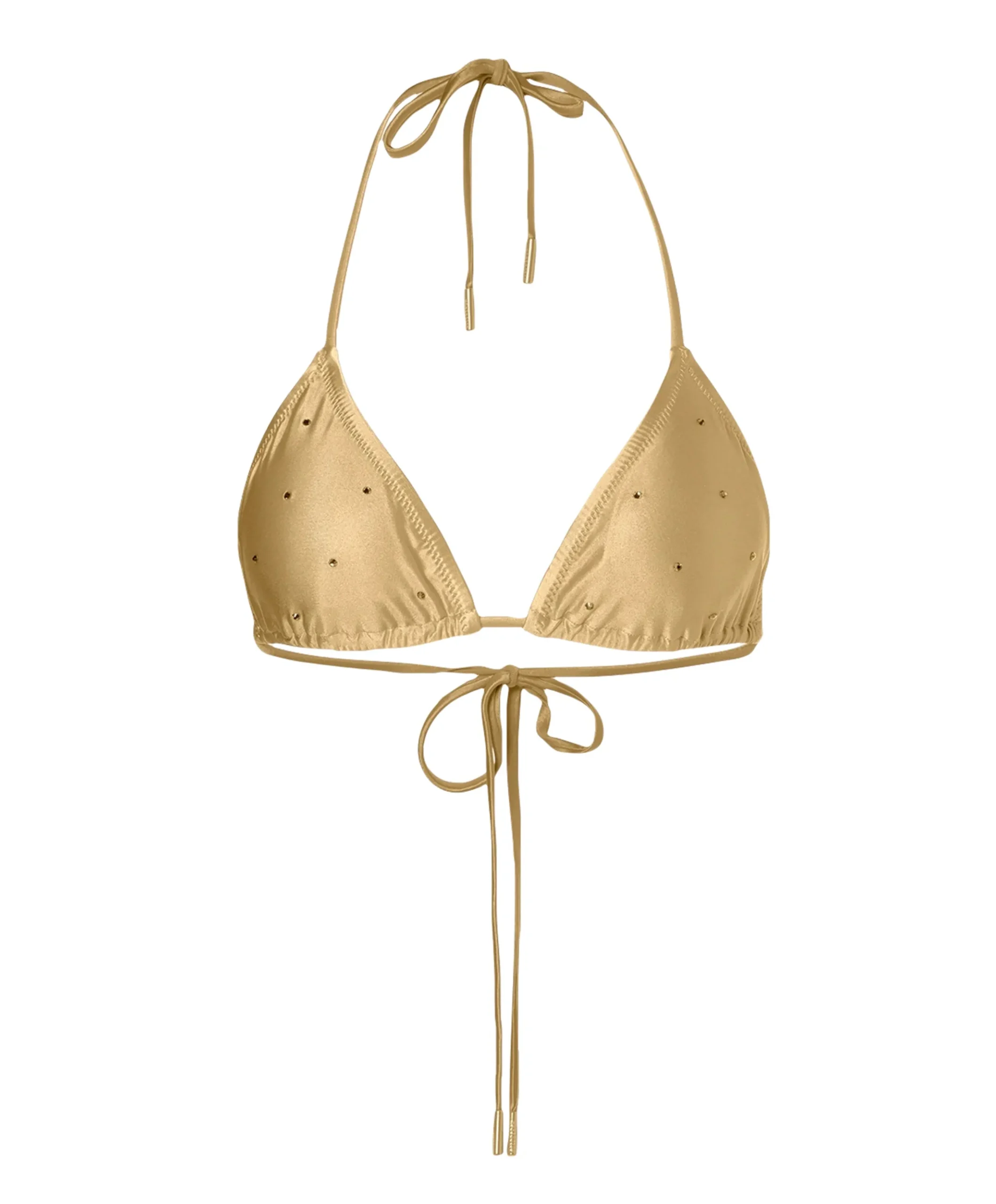 Dames bikinitop goud