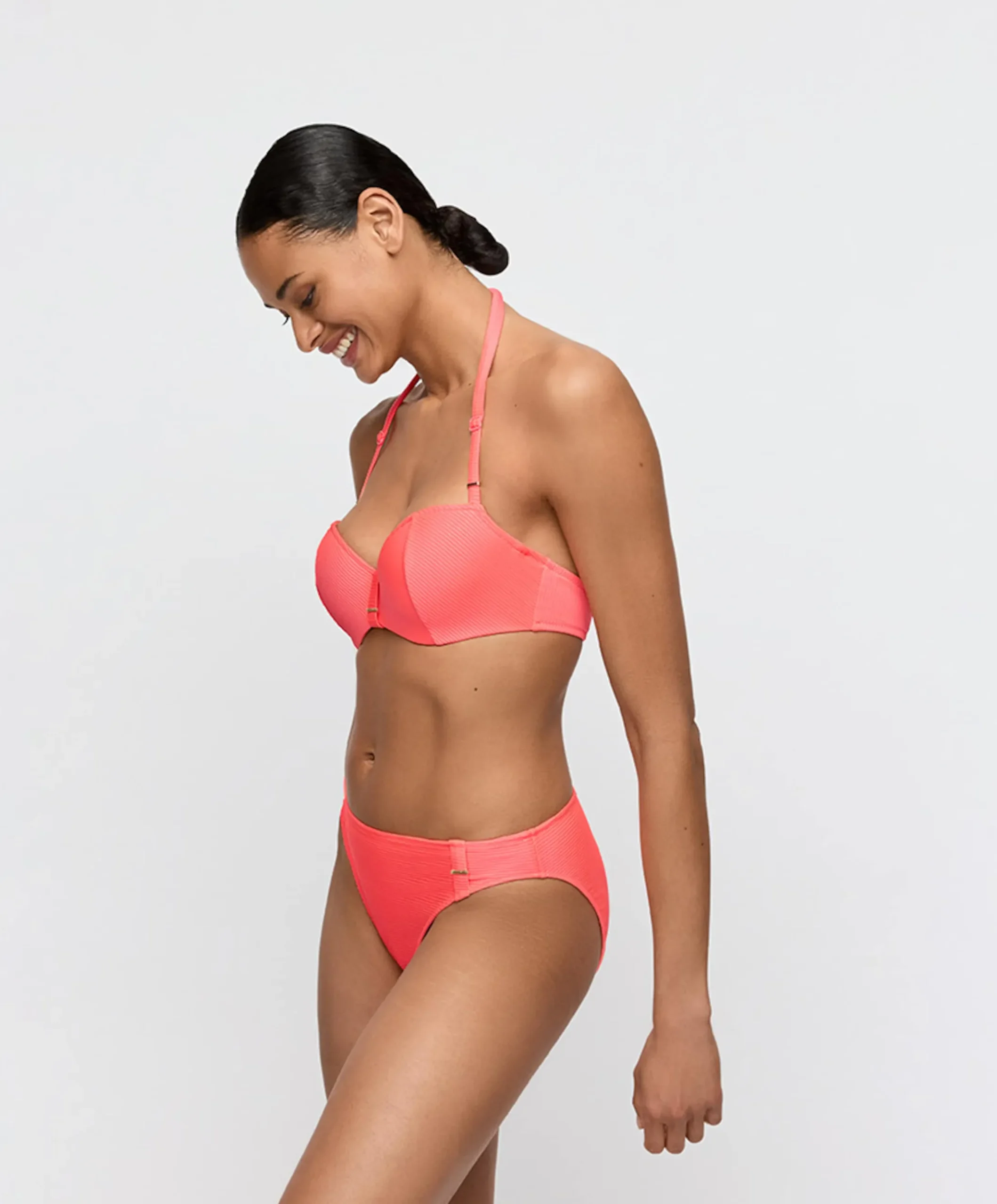 Dames bikinitop oranje