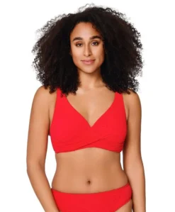 Dames bikinitop rood