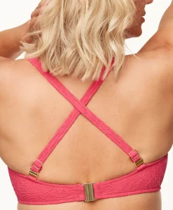 Dames bikinitop roze