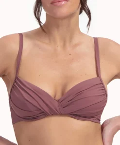 Dames bikinitop roze