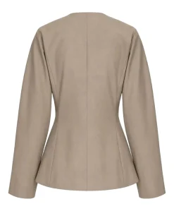 Dames blazer beige
