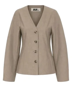 Dames blazer beige