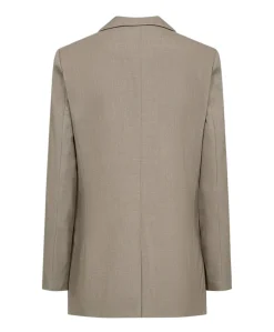 Dames blazer beige