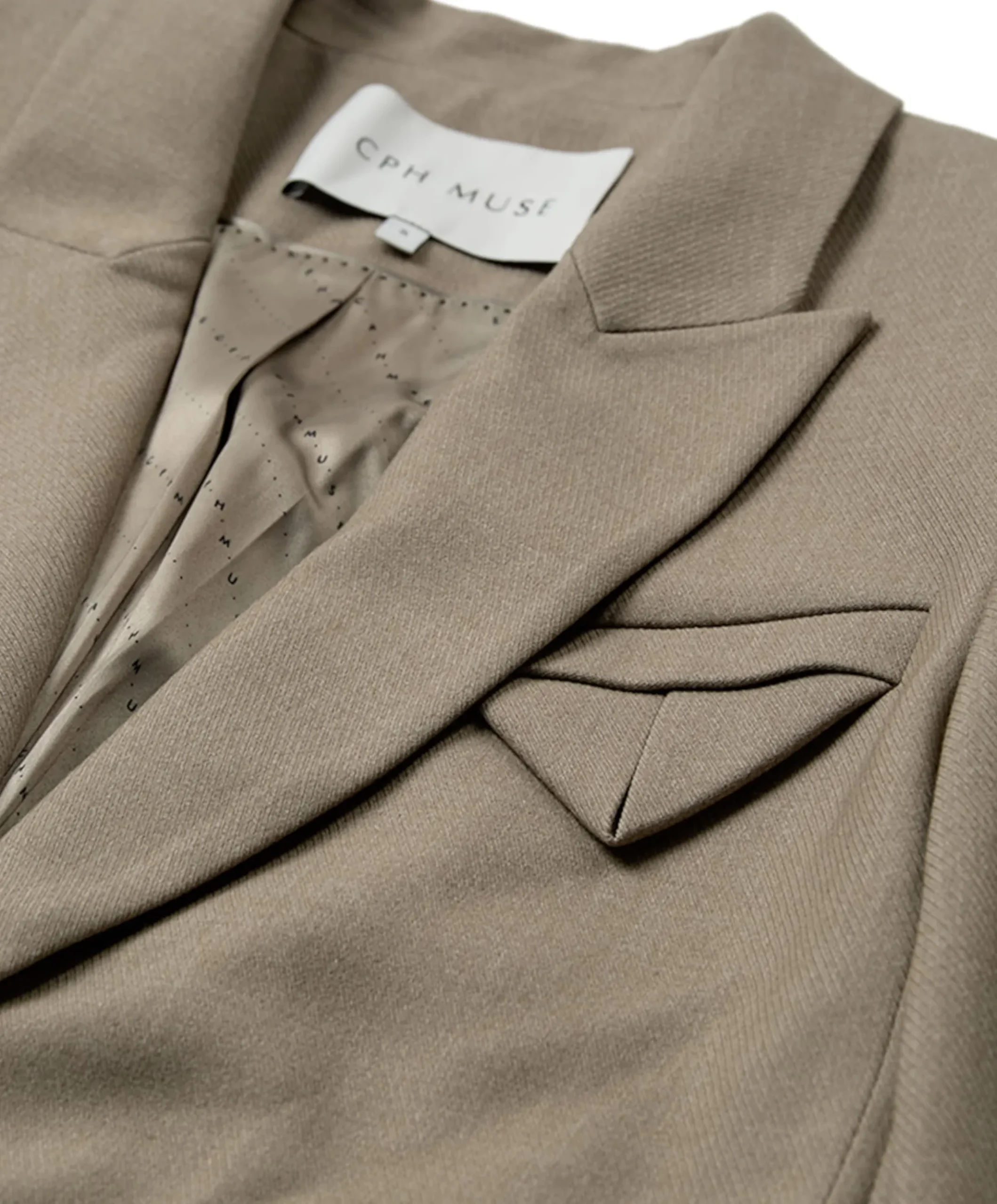 Dames blazer beige