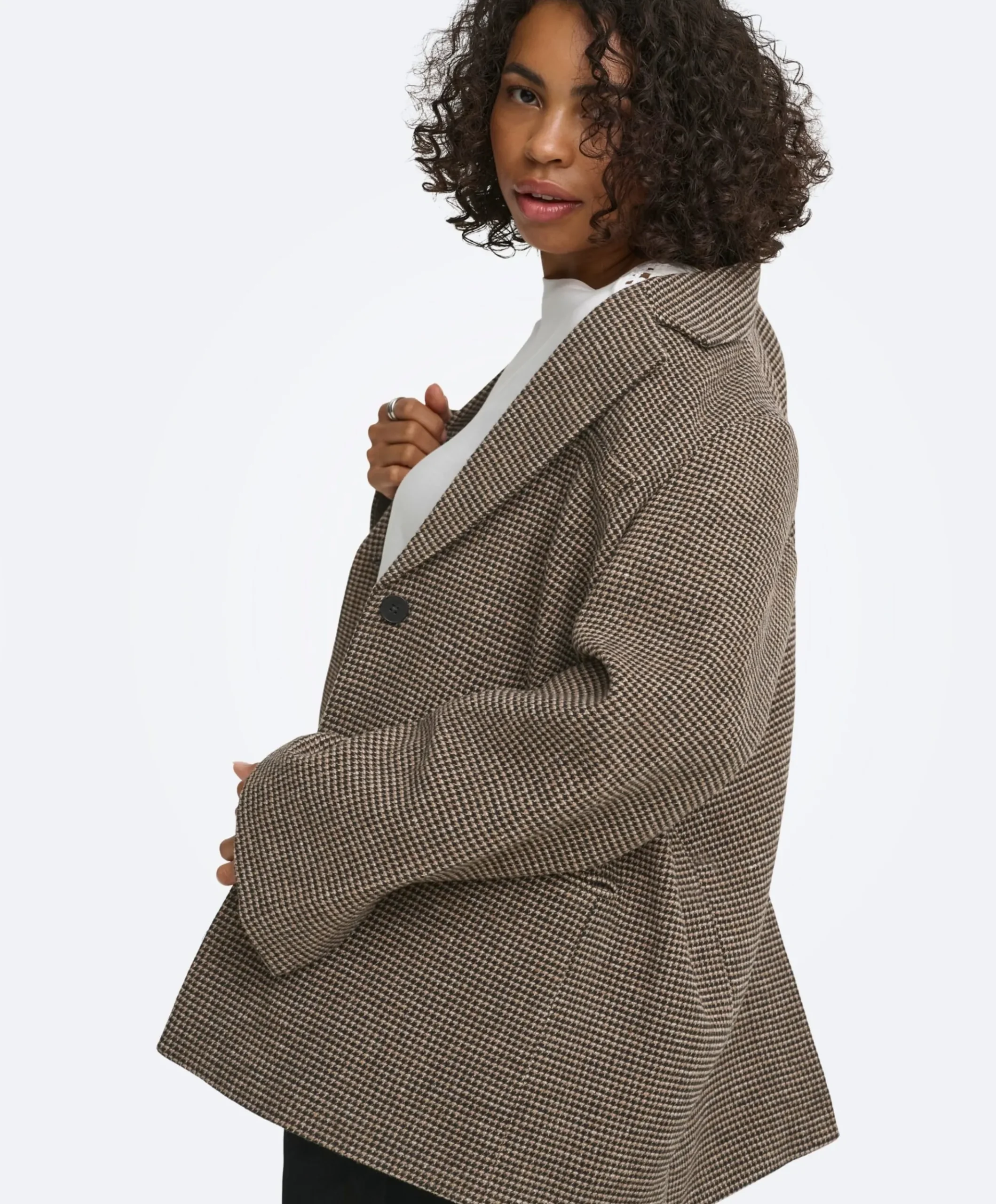 Dames blazer beige