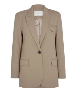 Dames blazer beige