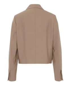 Dames blazer beige