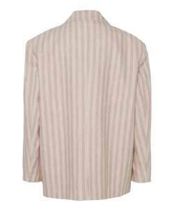 Dames blazer beige