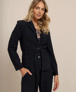 Dames blazer blauw