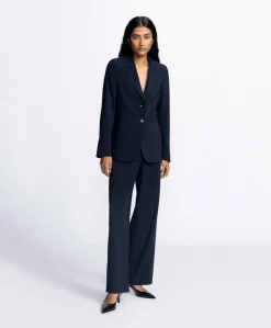 Dames blazer blauw