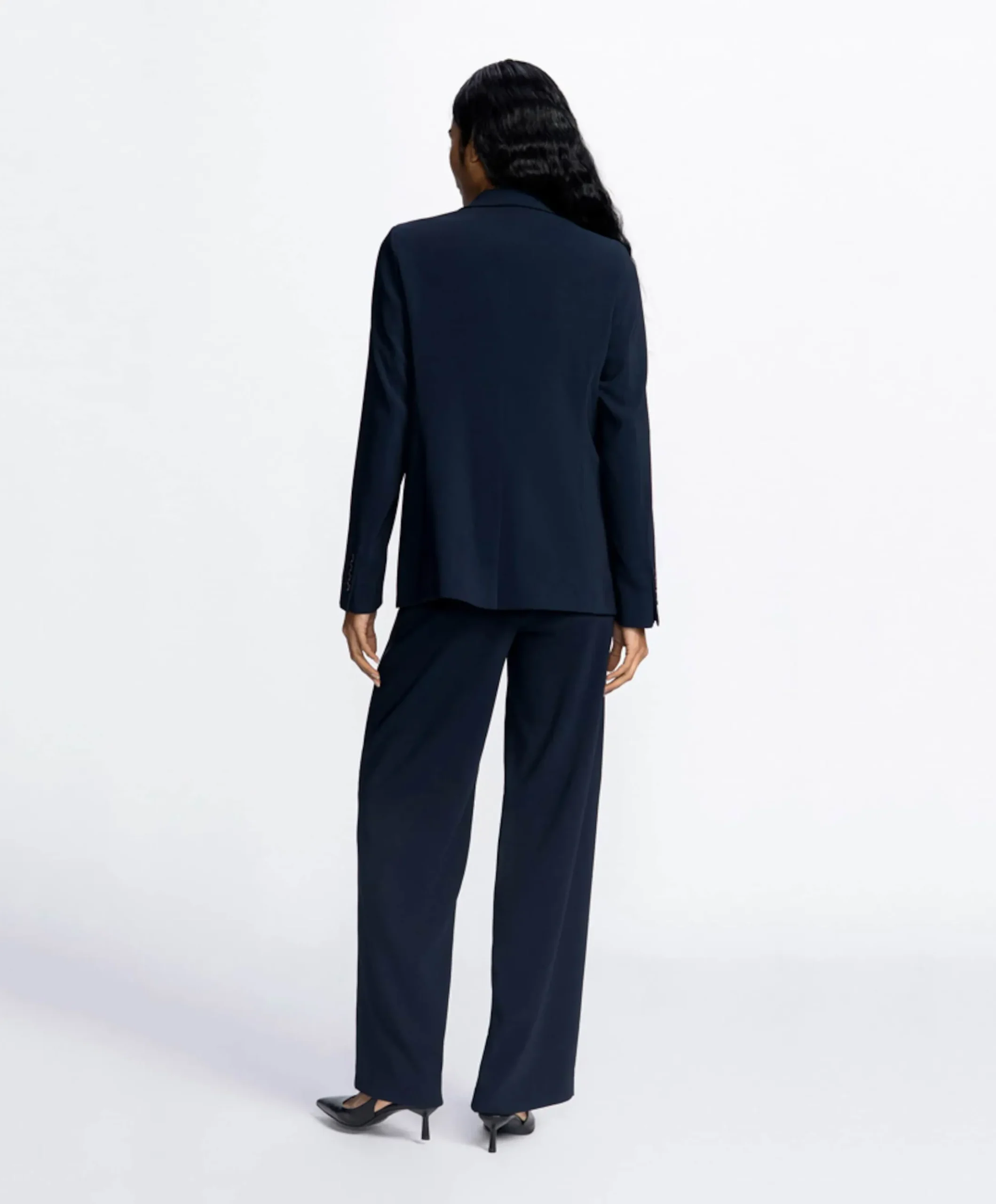 Dames blazer blauw