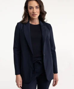 Dames blazer blauw