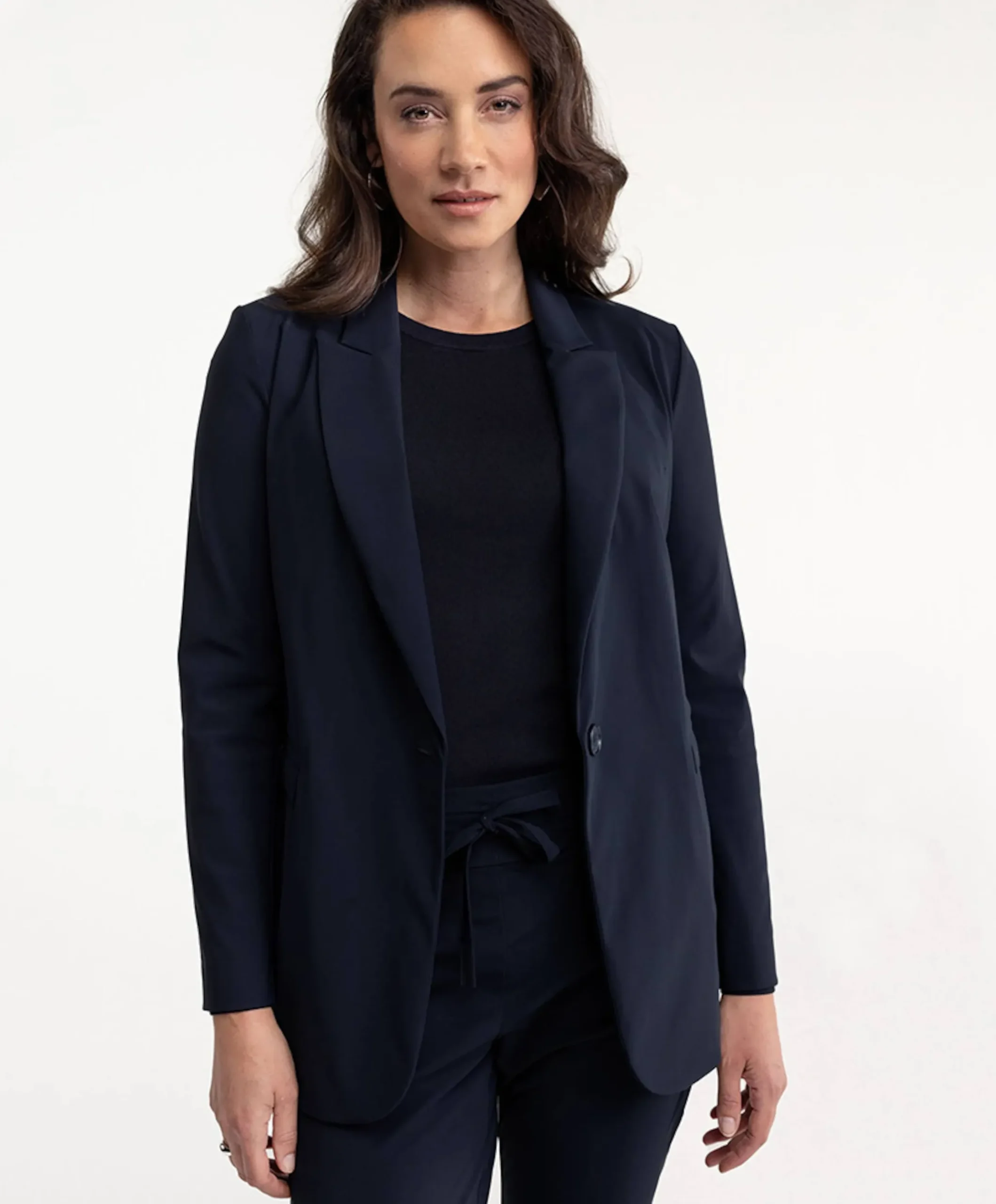 Dames blazer blauw