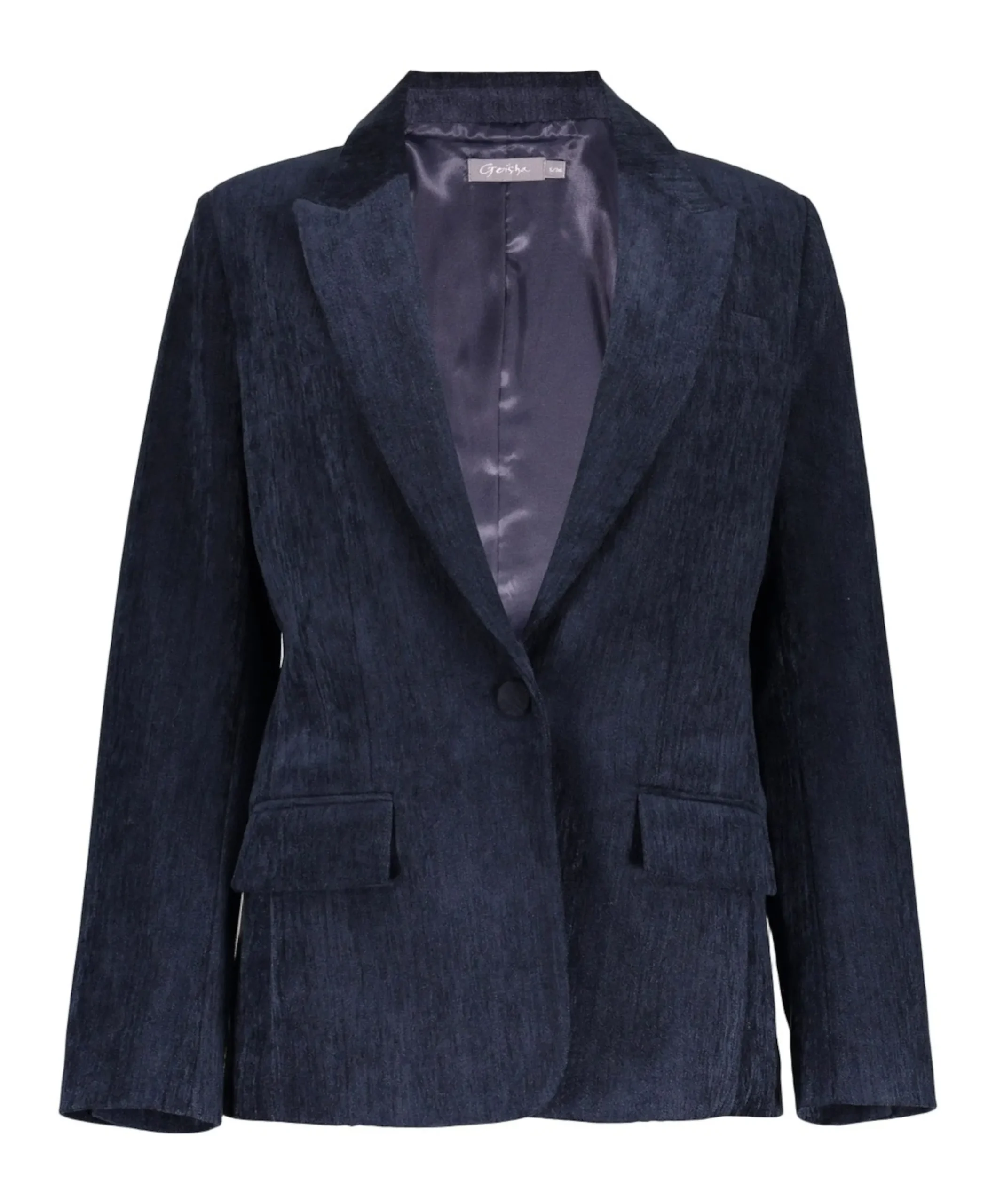 Dames blazer blauw