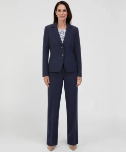 Dames blazer blauw