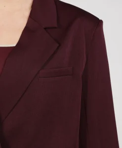 Dames blazer bordeaux
