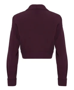 Dames blazer bordeaux