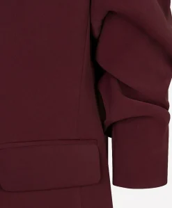 Dames blazer bordeaux
