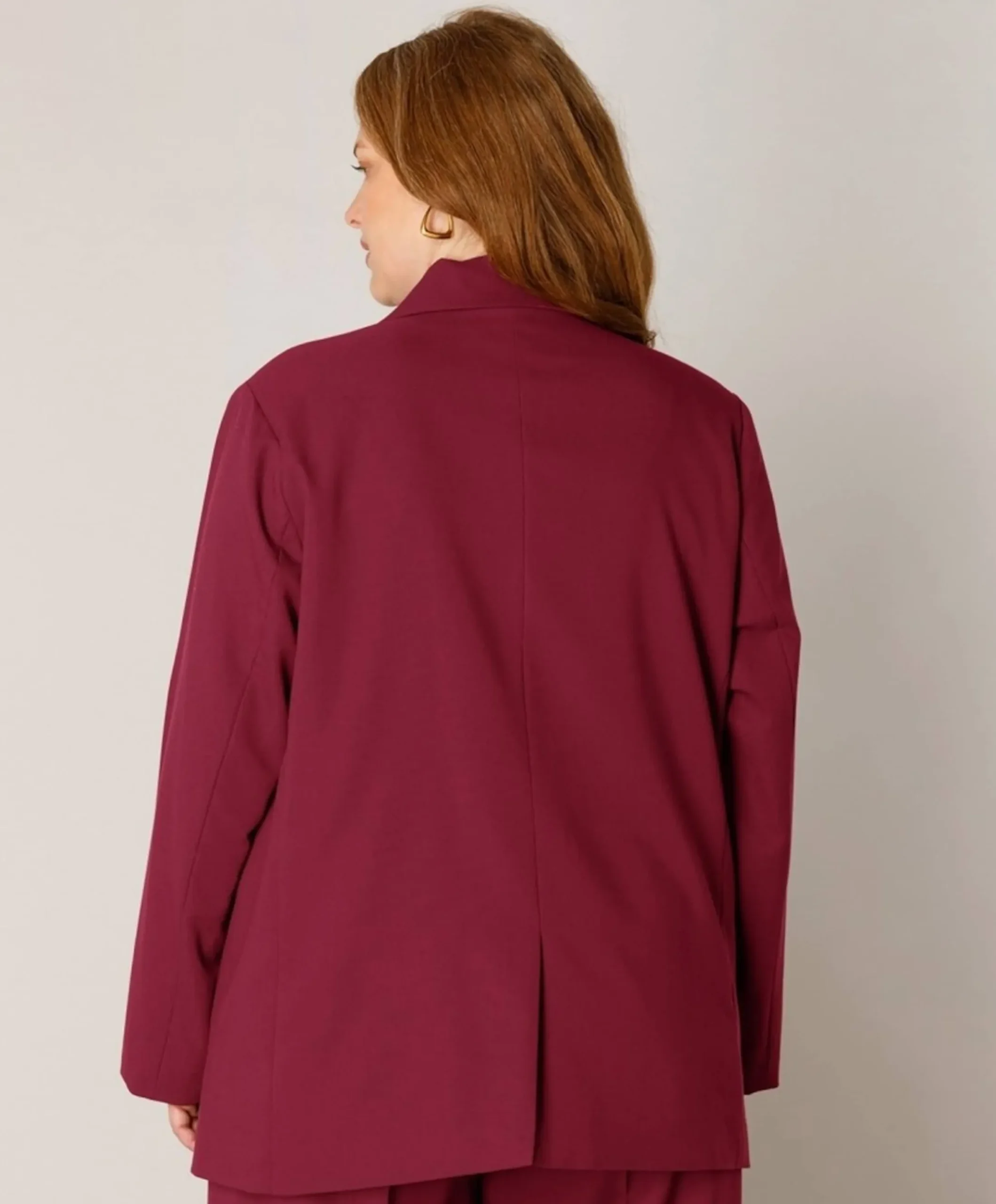 Dames blazer bordeaux