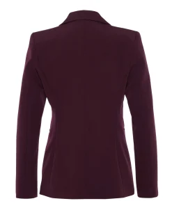 Dames blazer bordeaux