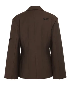 Dames blazer bruin