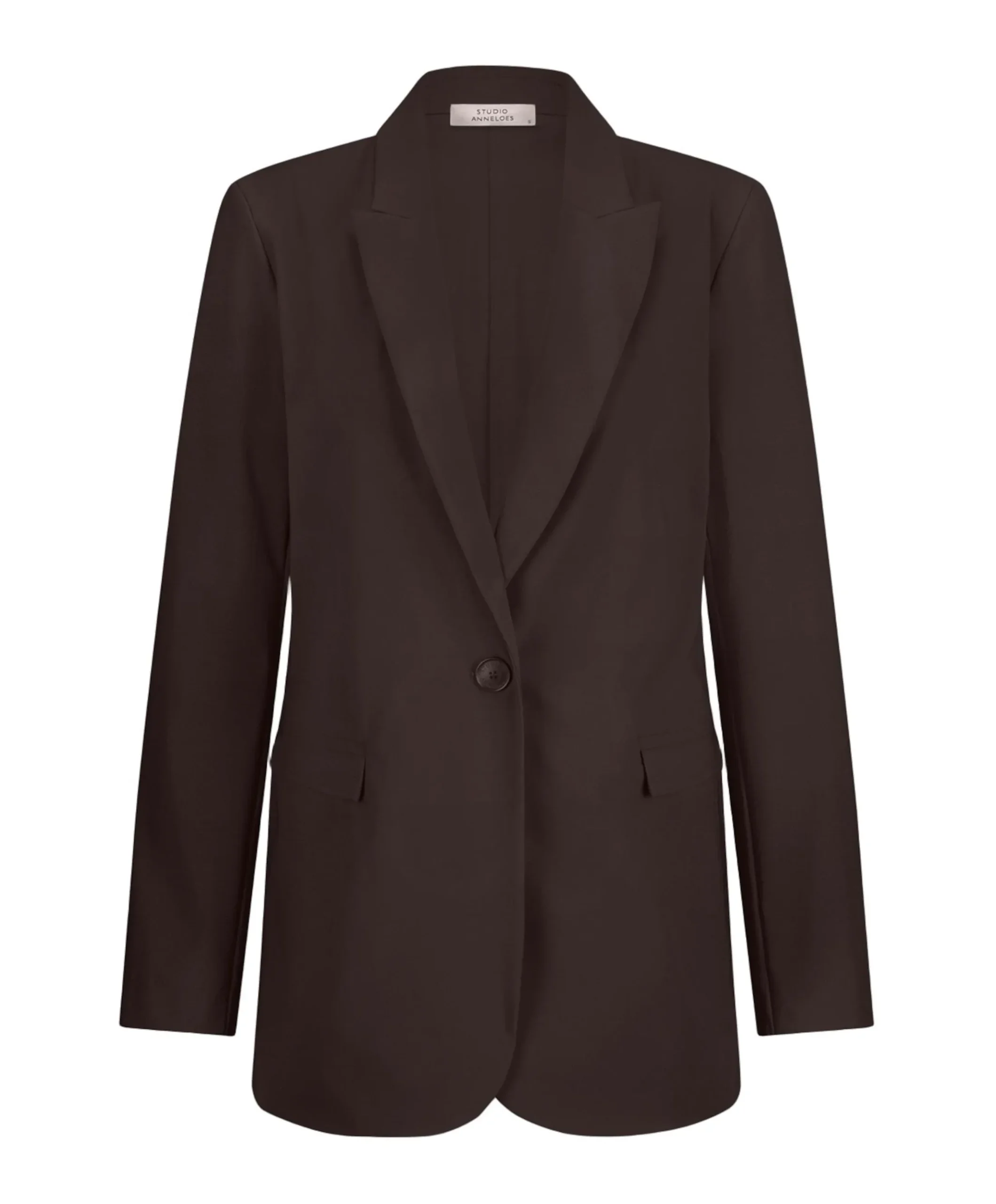 Dames blazer bruin