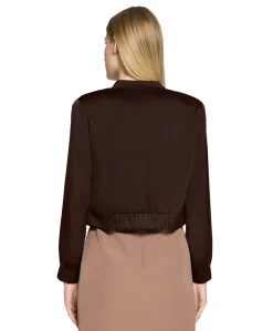 Dames blazer bruin