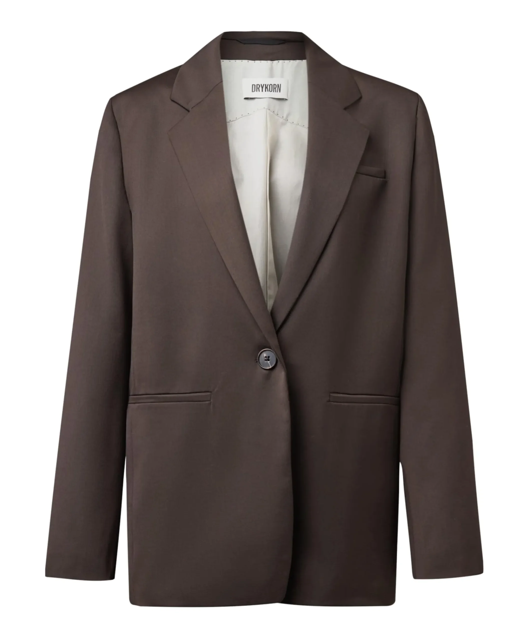 Dames blazer bruin