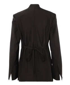 Dames blazer bruin
