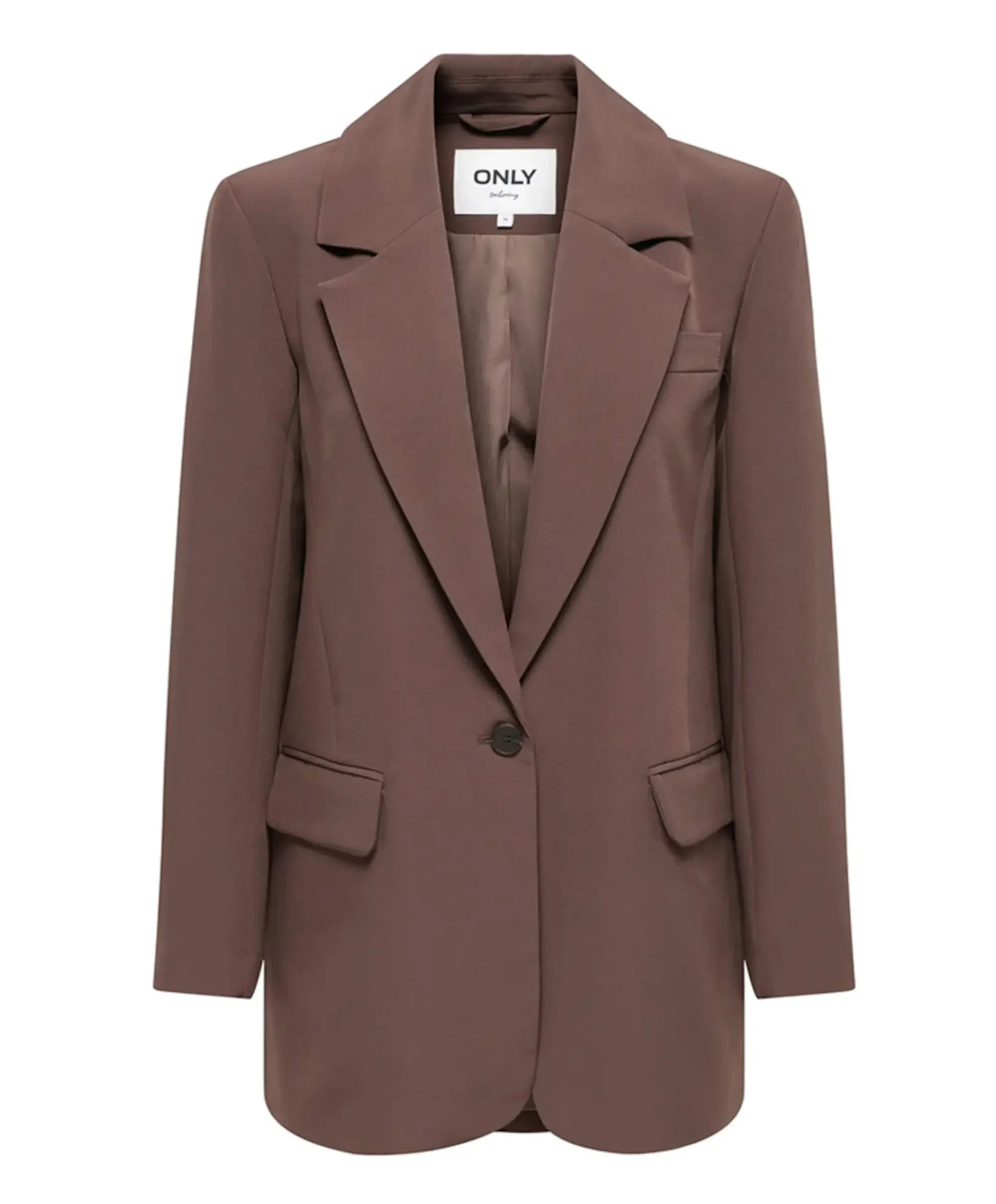 Dames blazer bruin