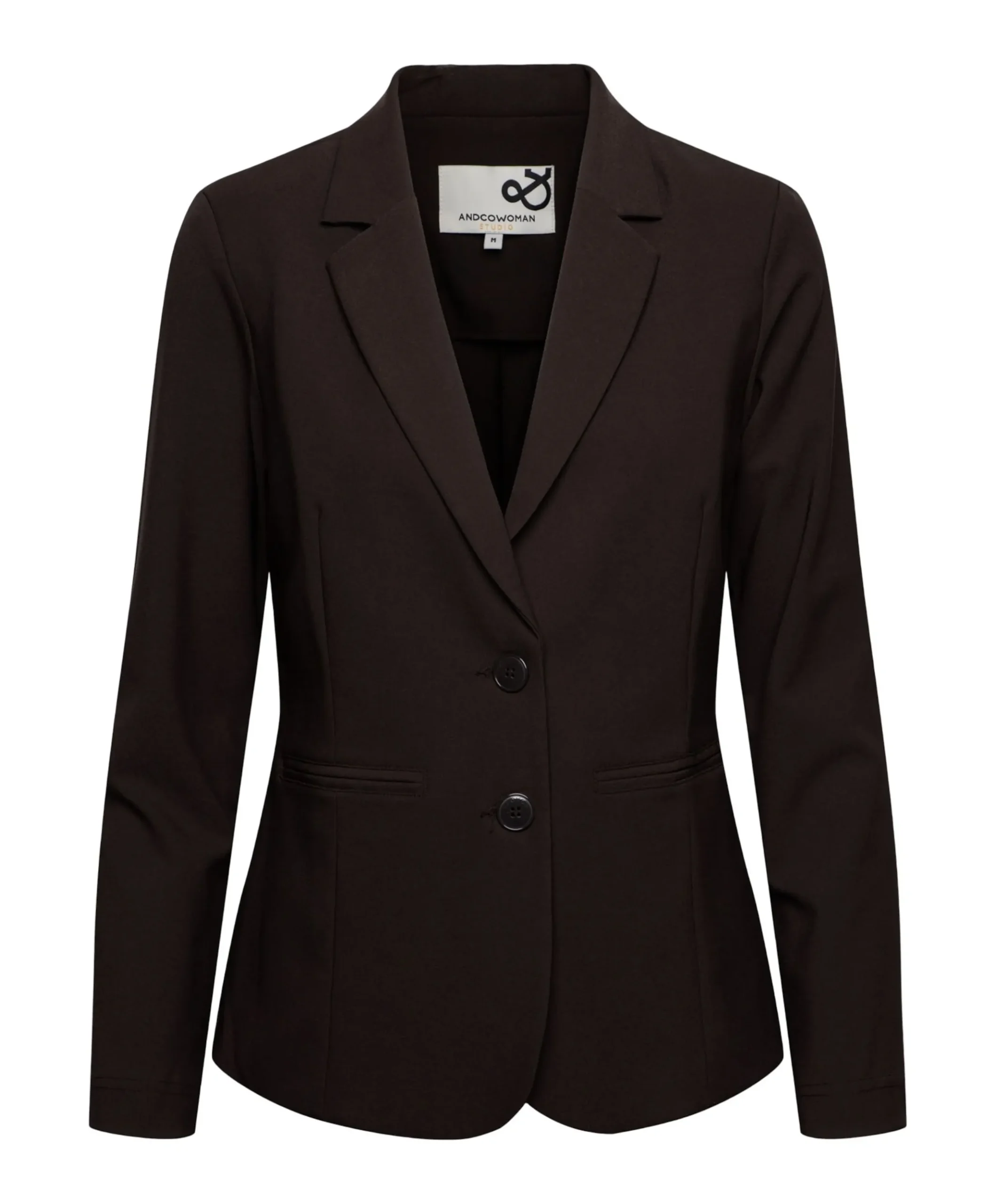 Dames blazer bruin