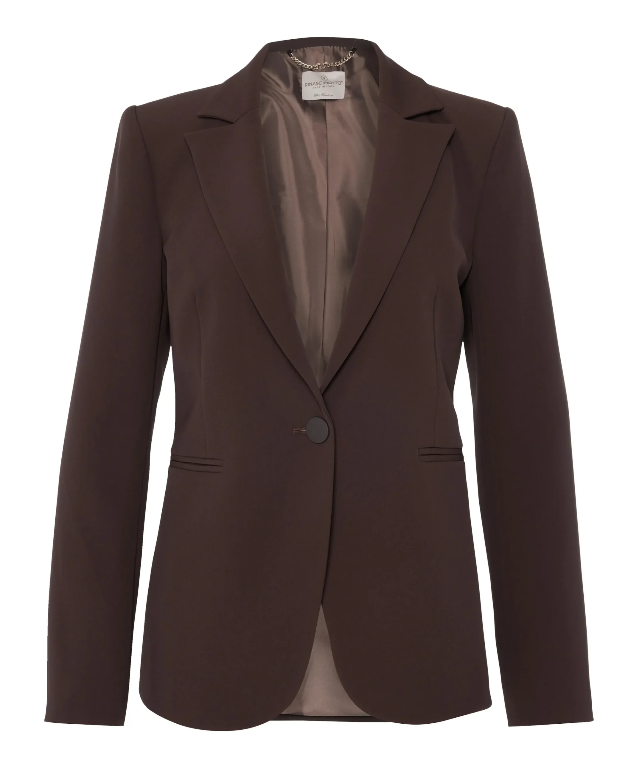 Dames blazer bruin